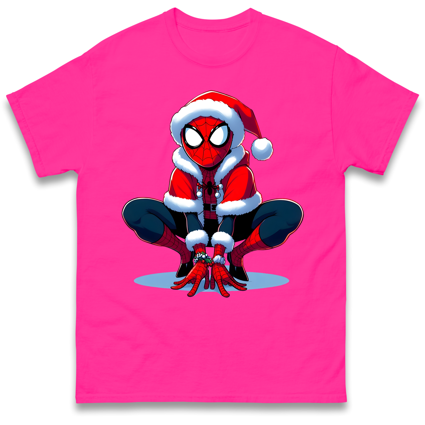 Spiderman Santa T Shirt