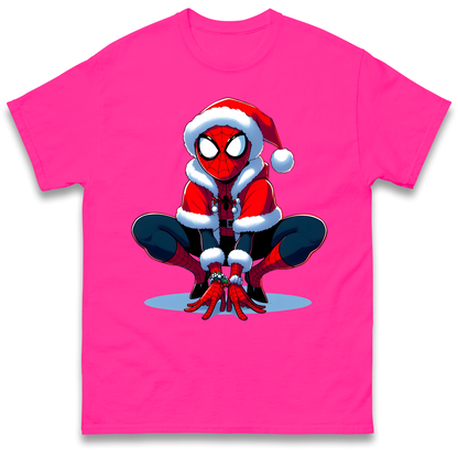 Spiderman Santa T Shirt