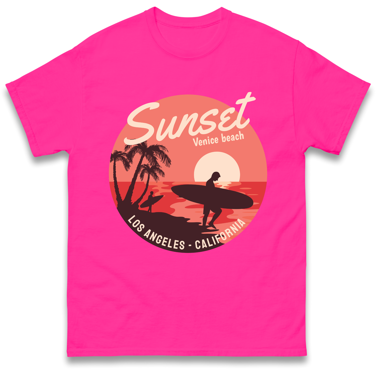 Sunset Venice Beach T Shirt