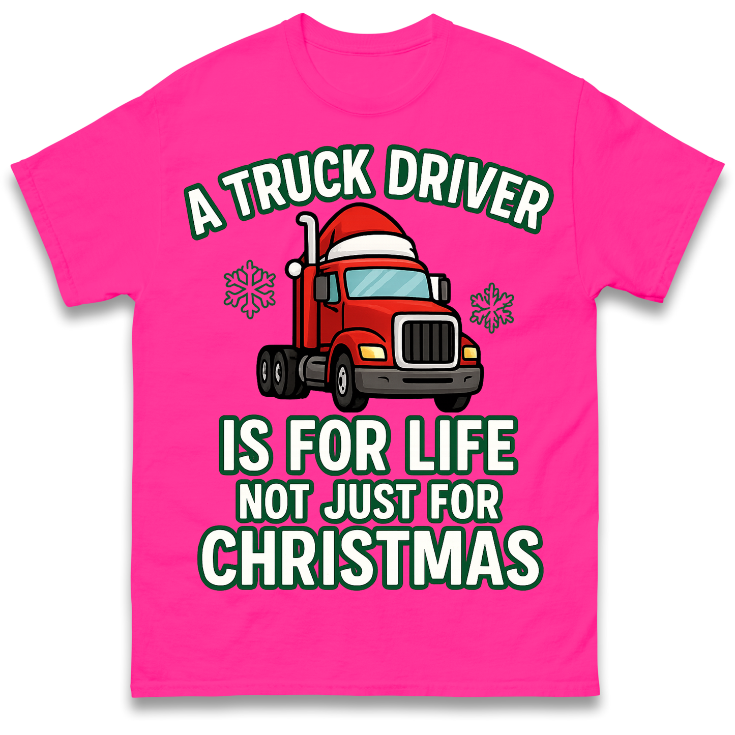 Truck Driver Christmas T Shirt