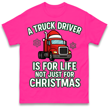 Truck Driver Christmas T Shirt