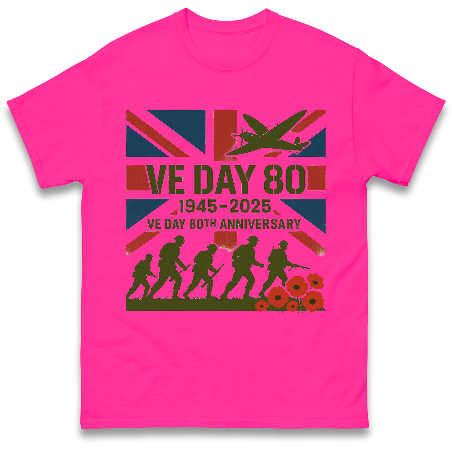 VE Day 80th Anniversary 1945 2025 T Shirt