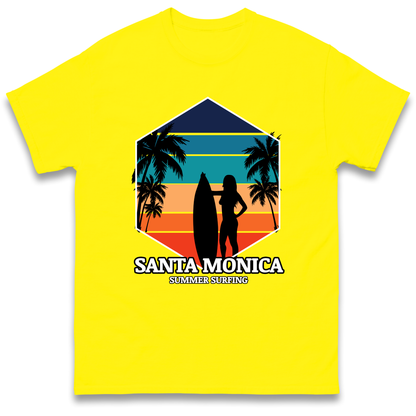 Santa Monica Summer Surfing T Shirt