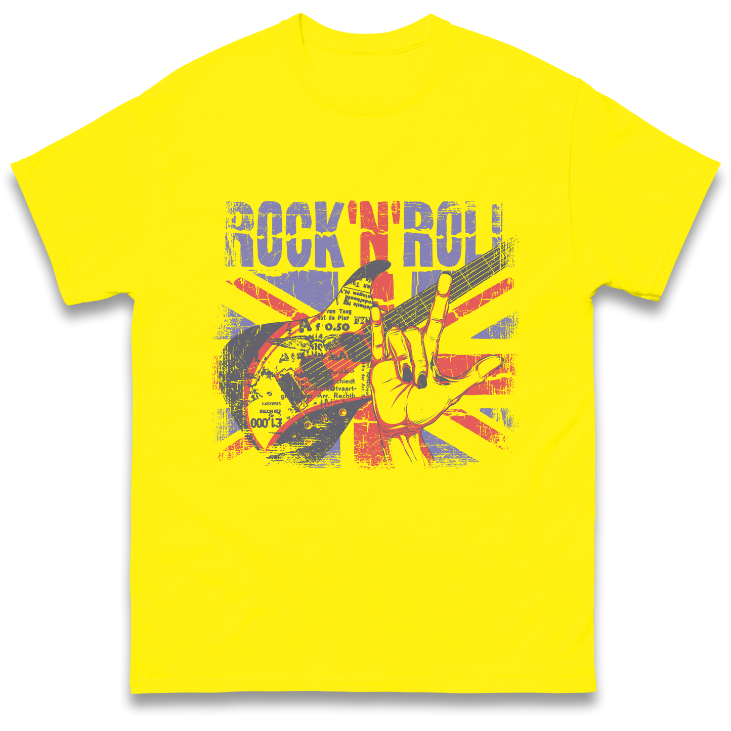 Rock N Roll Union Jack T Shirt