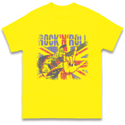 Rock N Roll Union Jack T Shirt