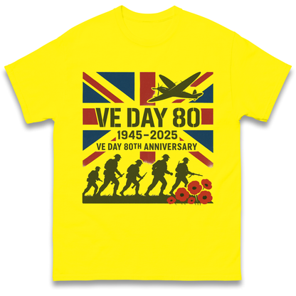 VE Day 80th Anniversary 1945 2025 T Shirt