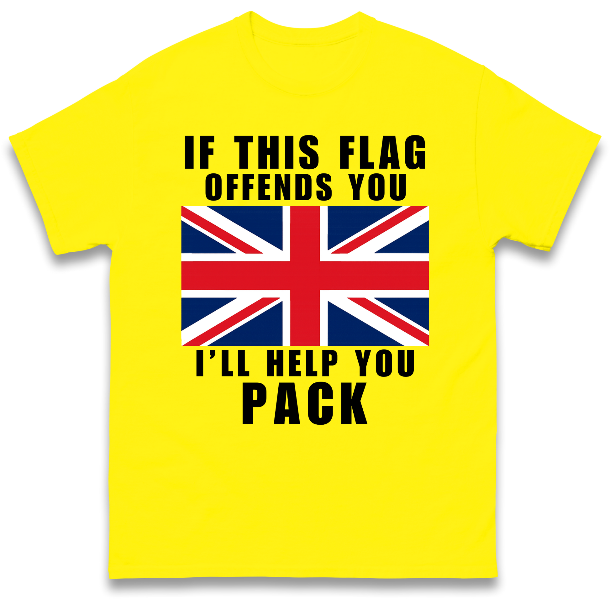 If This Flag Offends You I Will Help You Pack T Shirt