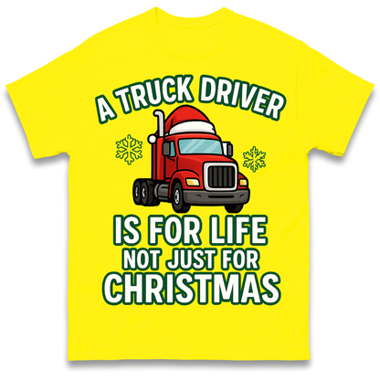 Truck Driver Christmas T Shirt