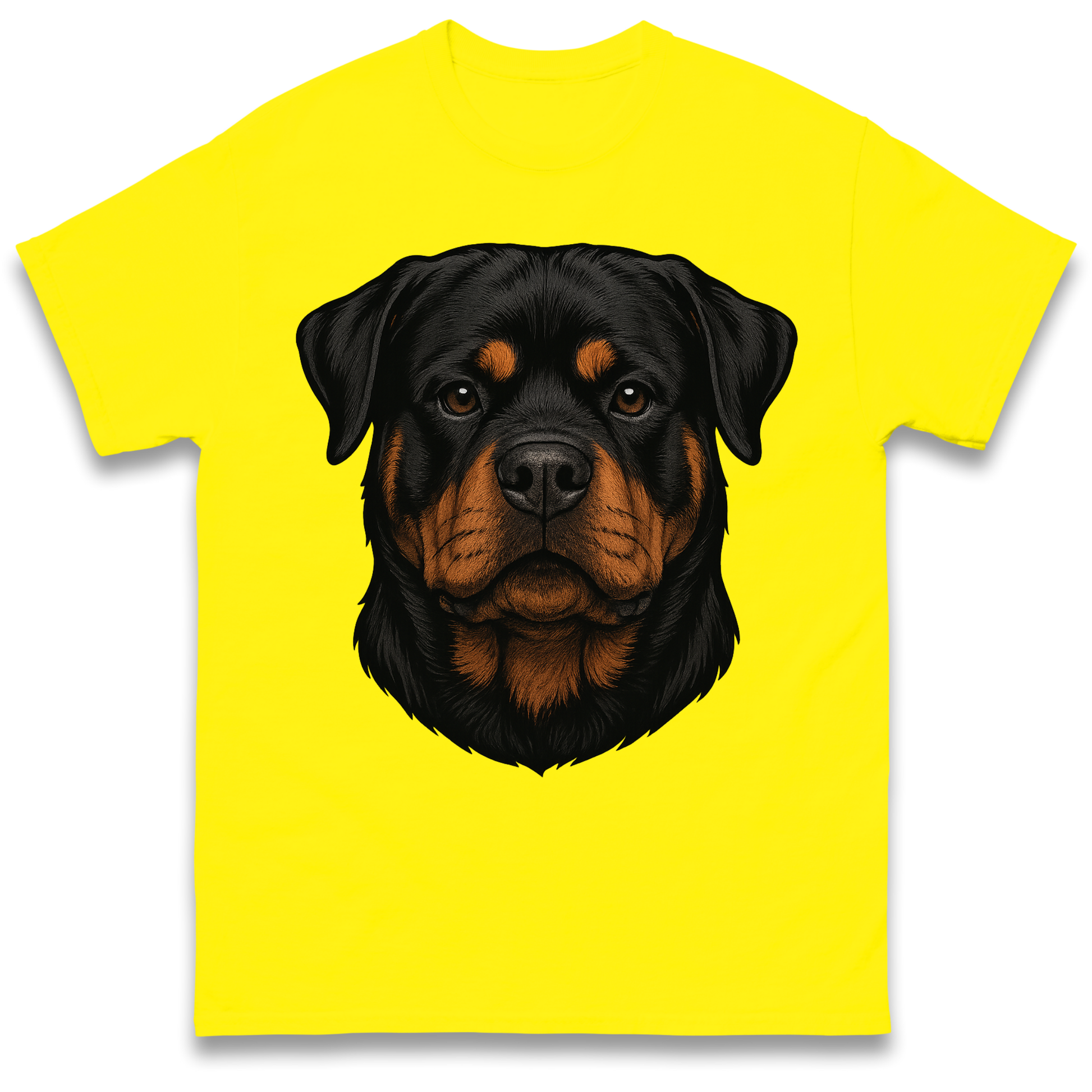 Rottweiler Face T Shirt