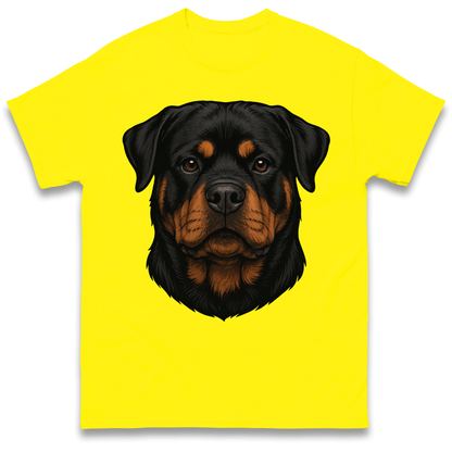 Rottweiler Face T Shirt
