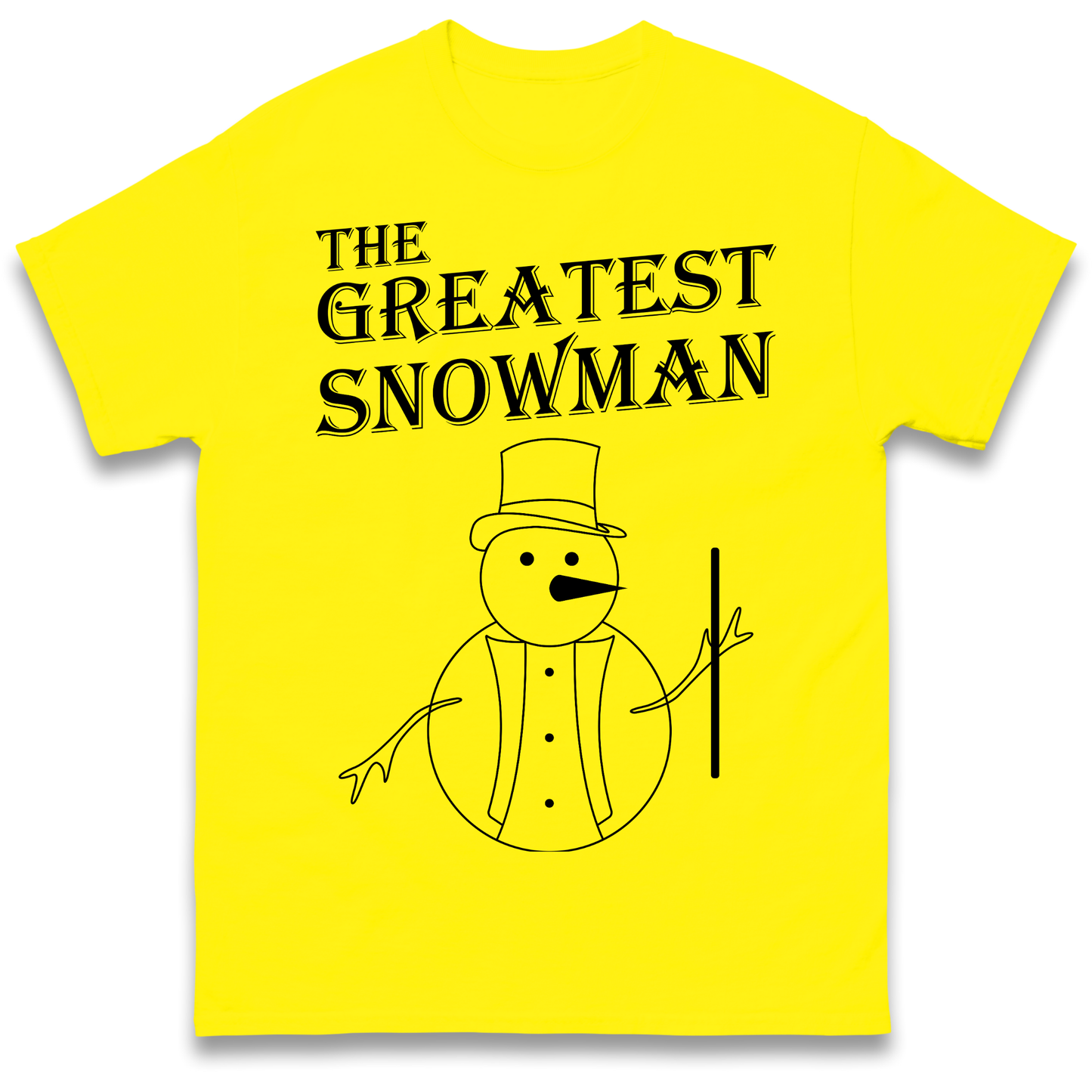 The Greatest Snowman Christmas T Shirt
