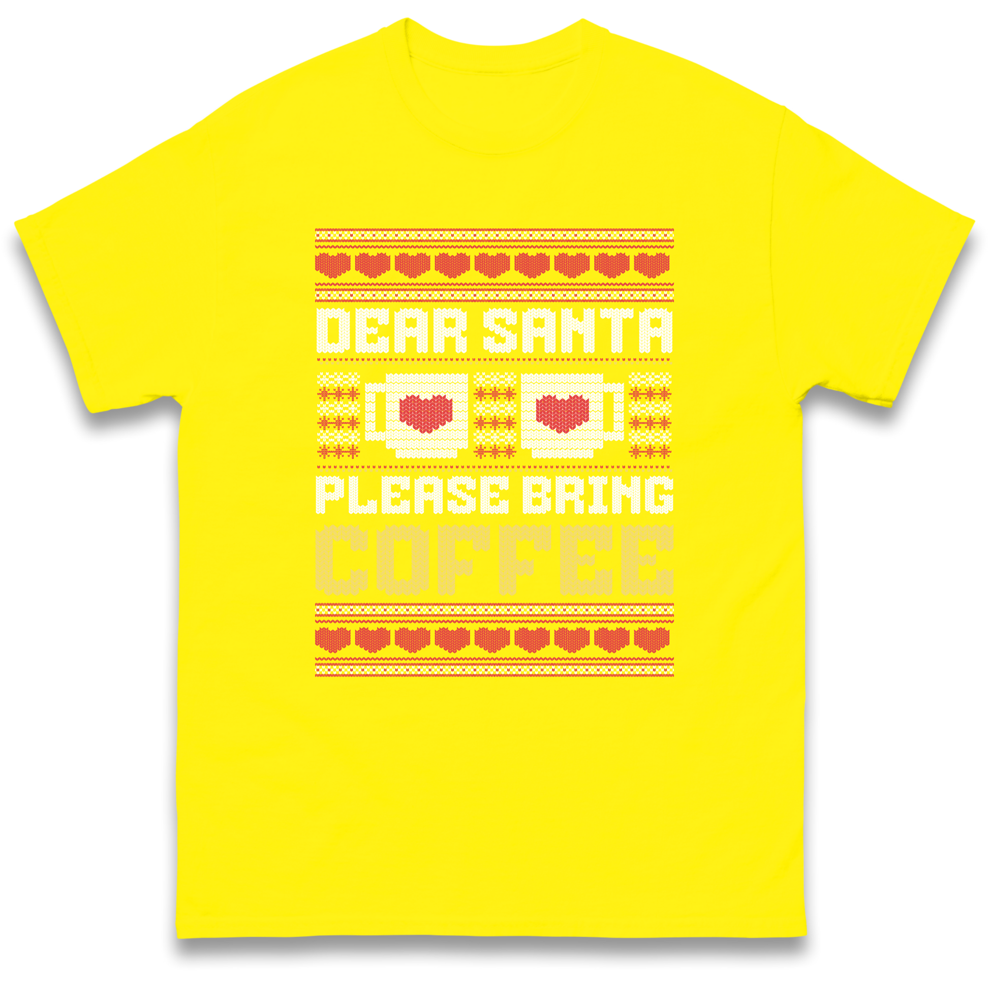 Dear Santa Please Bring Coffee T Shirt