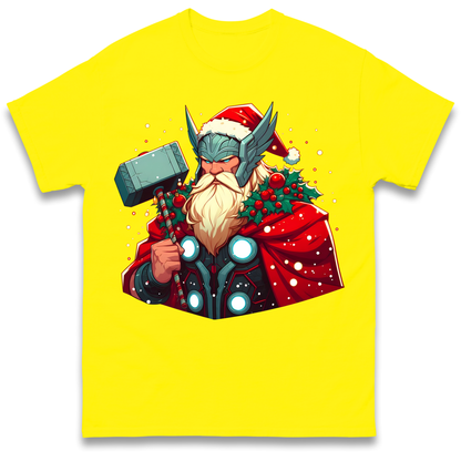 Viking Thor Santa T Shirt