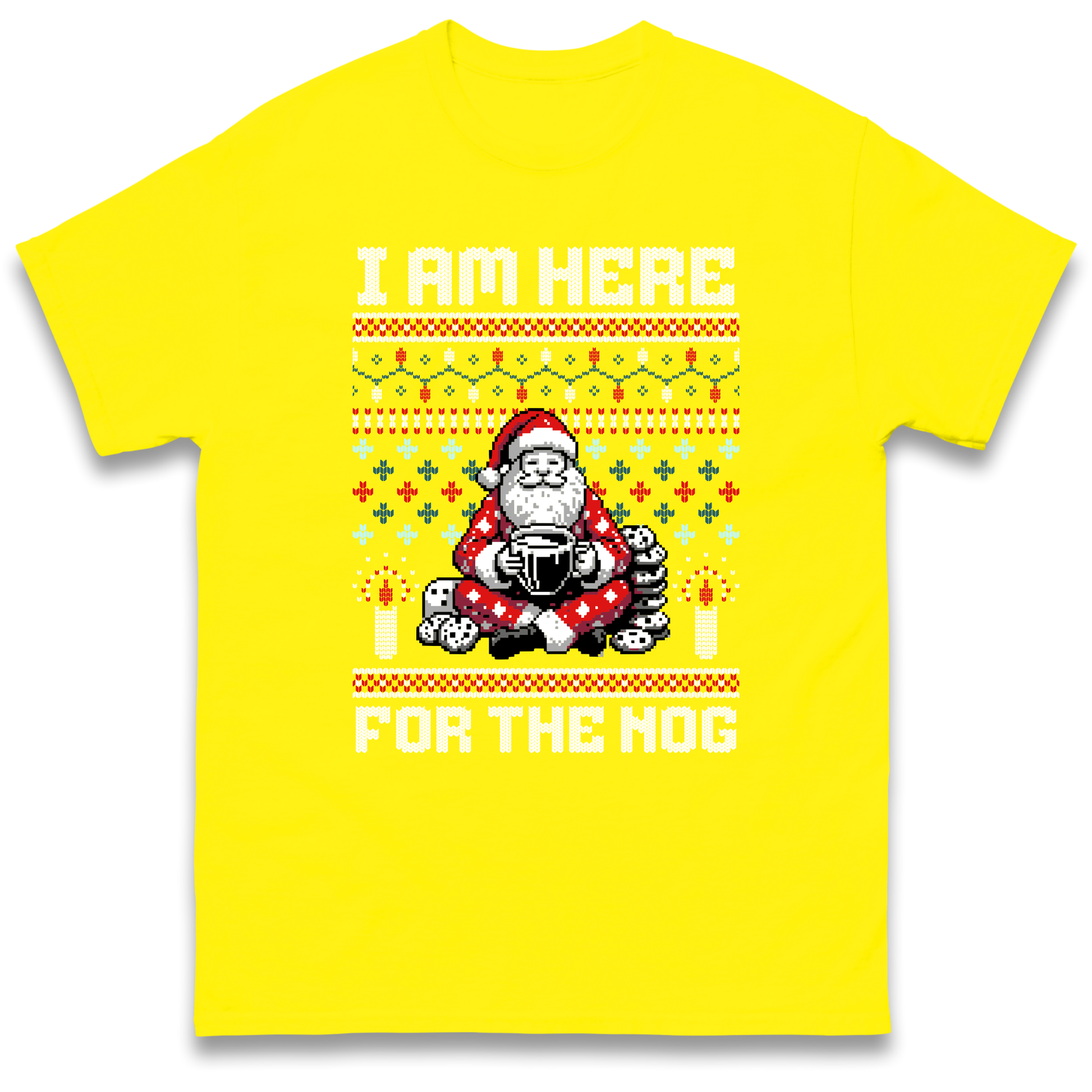 I am Here For The Nog Christmas T Shirt