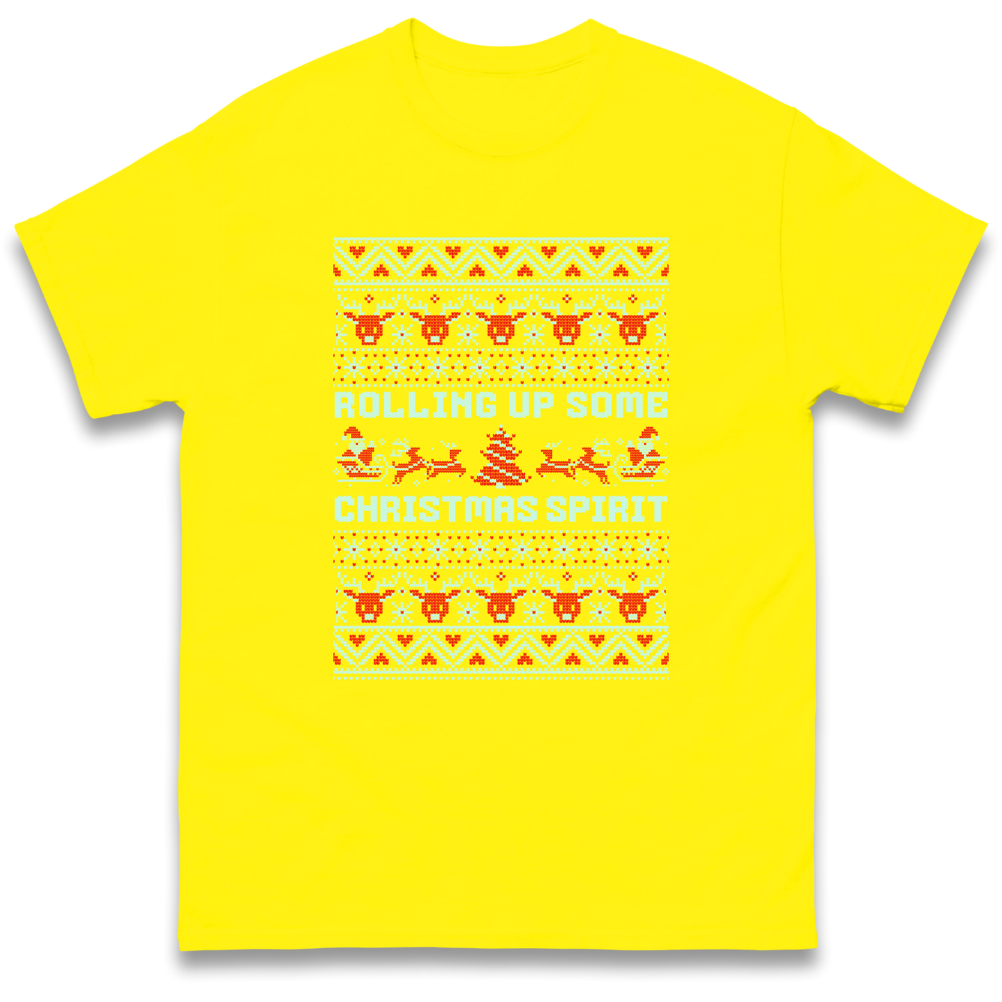 Rolling up Some Christmas Spirit T Shirt