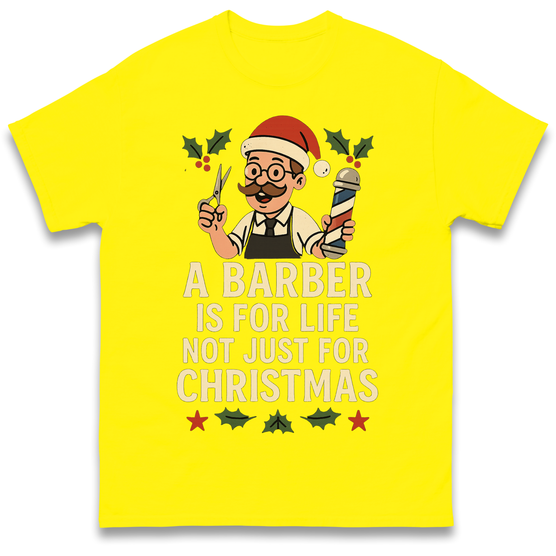 Barber Christmas T Shirt