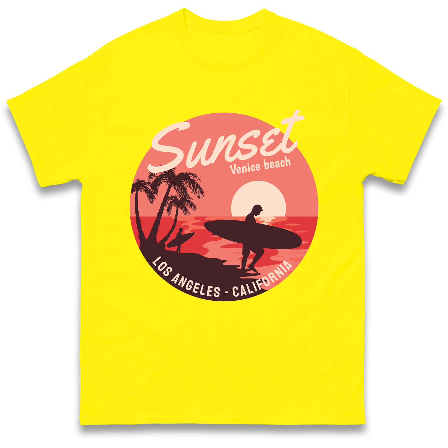 Sunset Venice Beach T Shirt