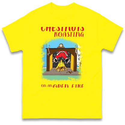 Chestnuts Roasting On An Open Fire Christmas T Shirt