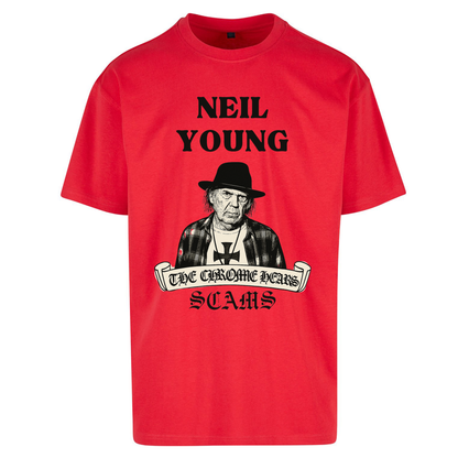 Neil Young and the Chrome Hearts Oversized T Shirt
