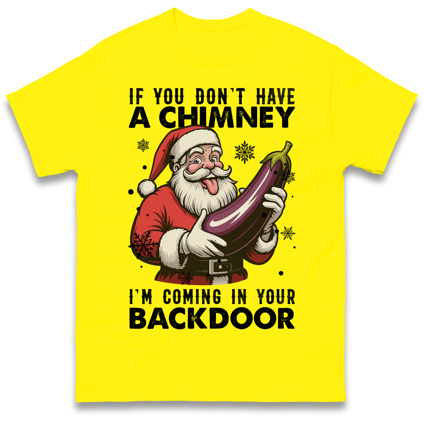 Santa Back Door T-Shirt