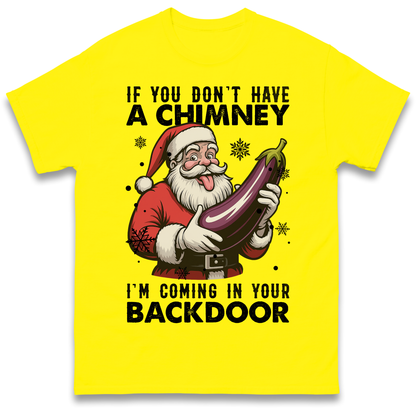 Santa Back Door T-Shirt