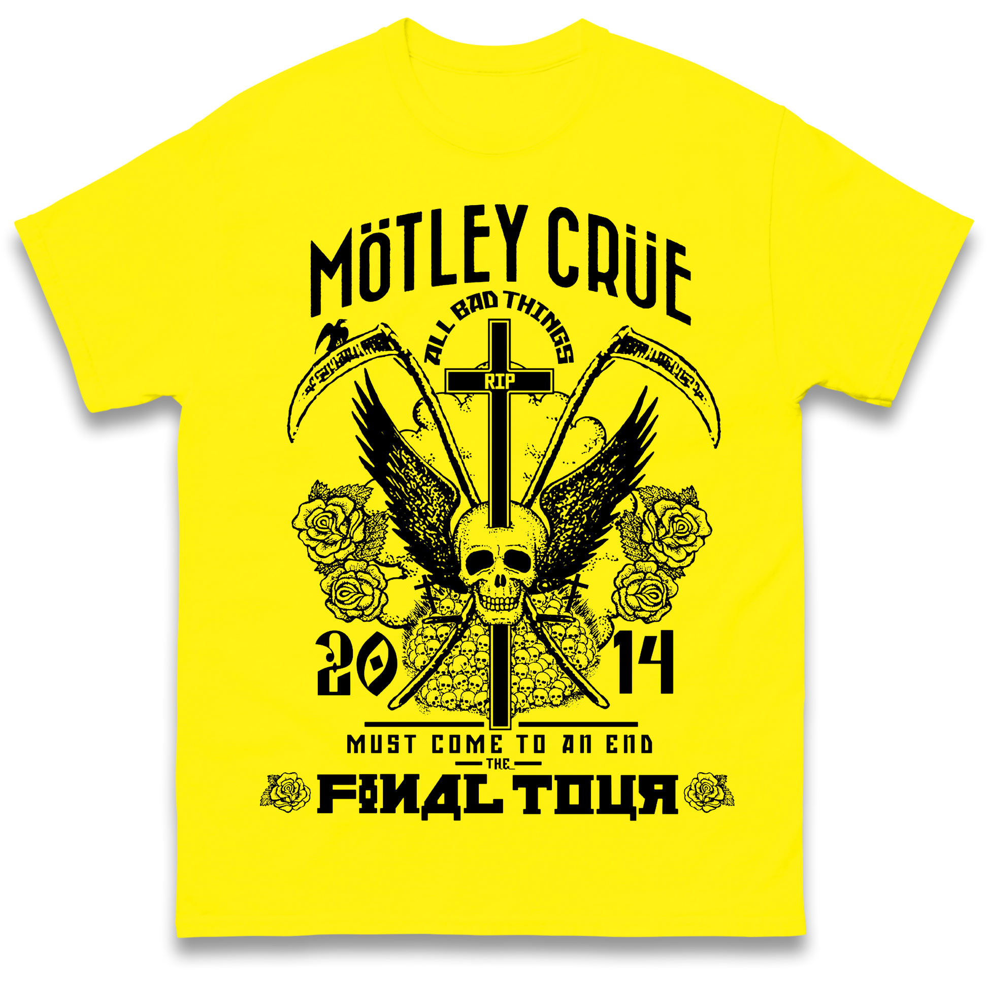 Motley Crue All Bad Things T Shirt