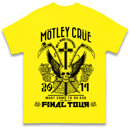 Motley Crue All Bad Things T Shirt