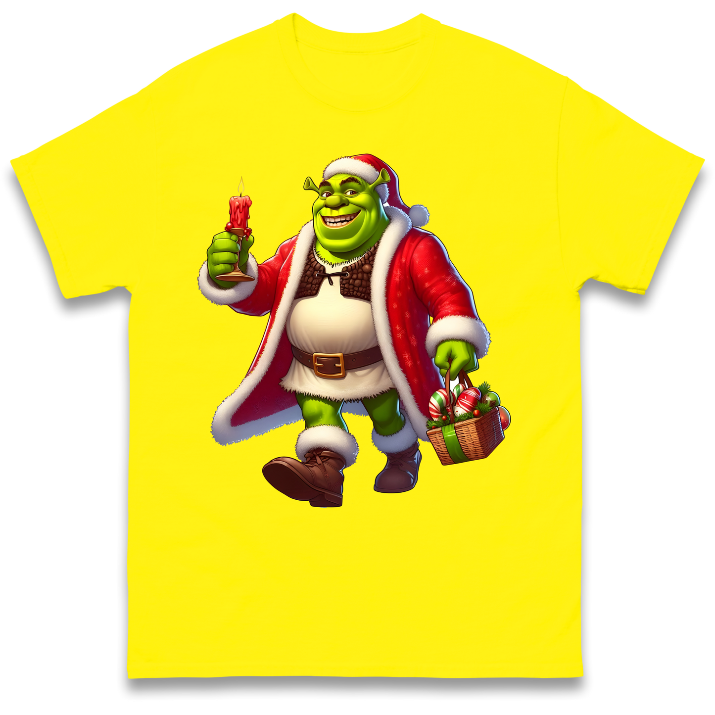 Shrek Santa Candle T Shirt