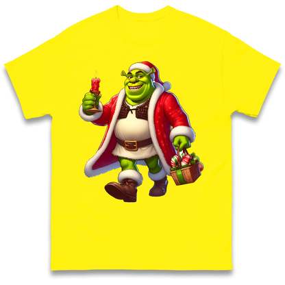 Shrek Santa Candle T Shirt