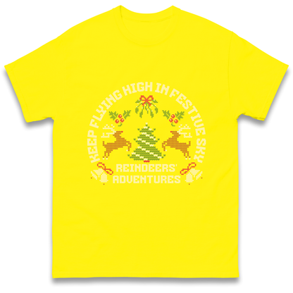 Keep Flying High In Festive Sky Christmas T Shirt