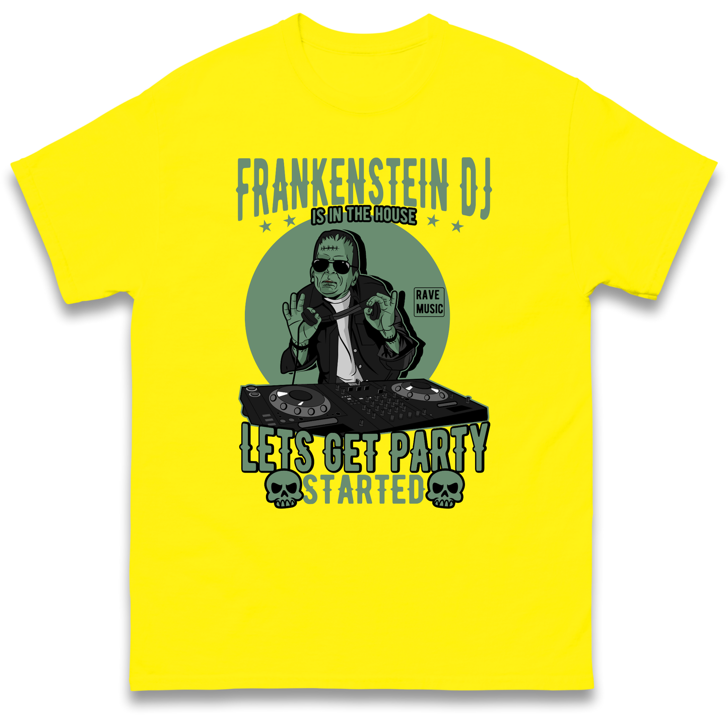 Frankenstein DJ T Shirt