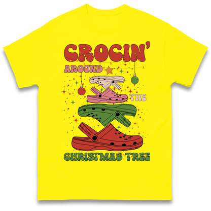 Crockin Around the Christmas Tree Christmas T Shirt