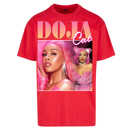Doja Cat Pink Bootleg Oversized T Shirt