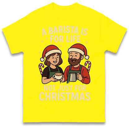 Barista Christmas T Shirt