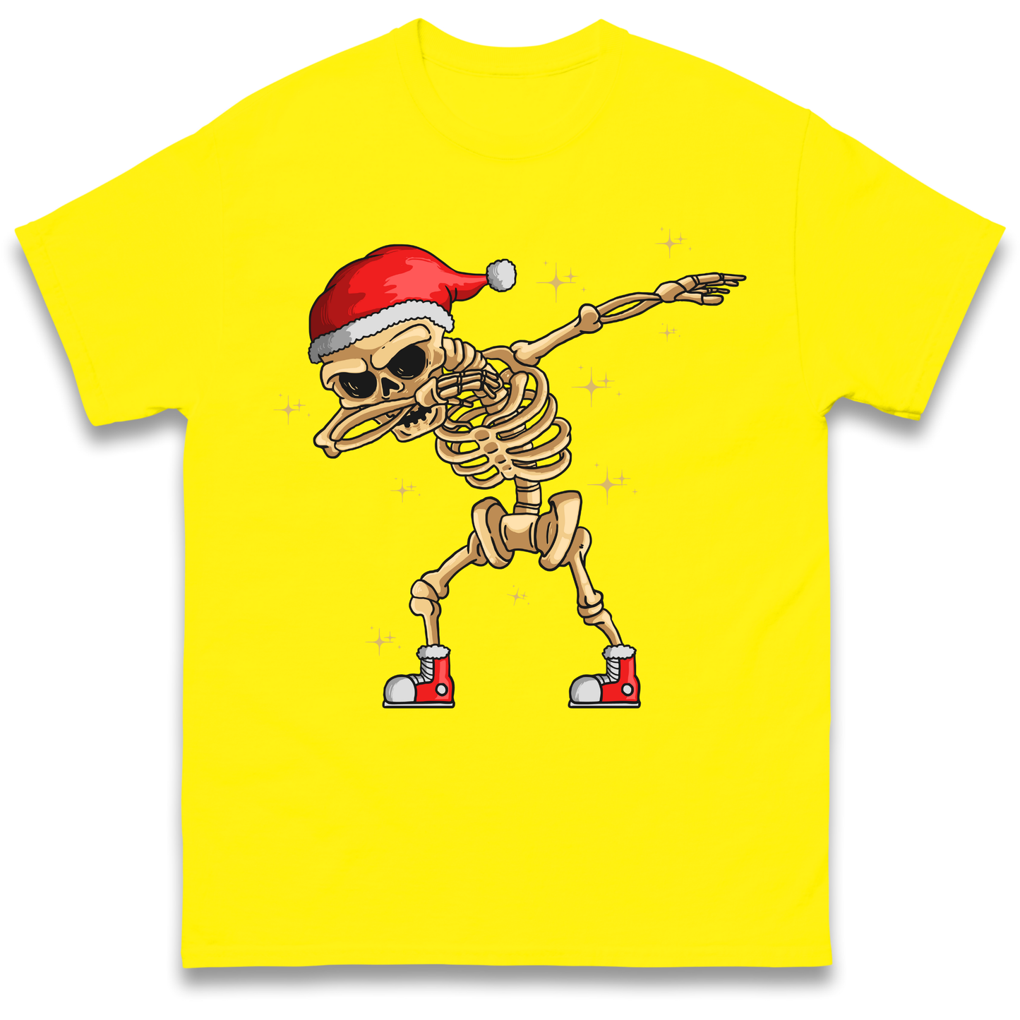 Santa Skellington Dabbing Christmas T Shirt