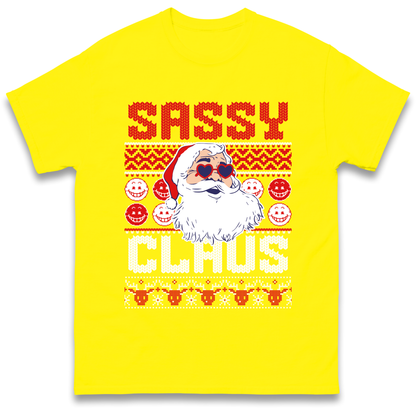 Sassy Claus Santa Christmas T Shirt