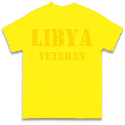 Libya Veteran T Shirt