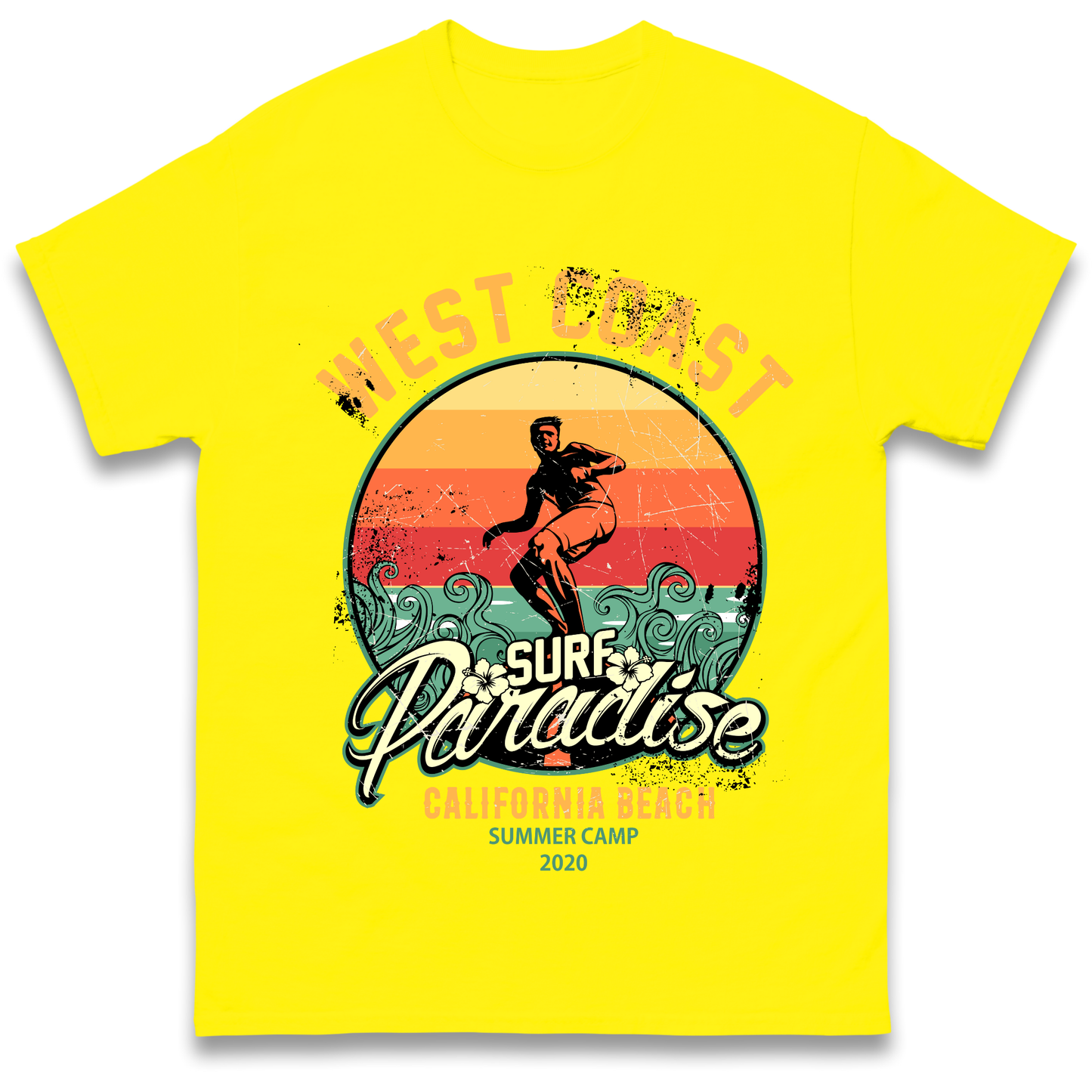 West Coast Surf Paradise T Shirt