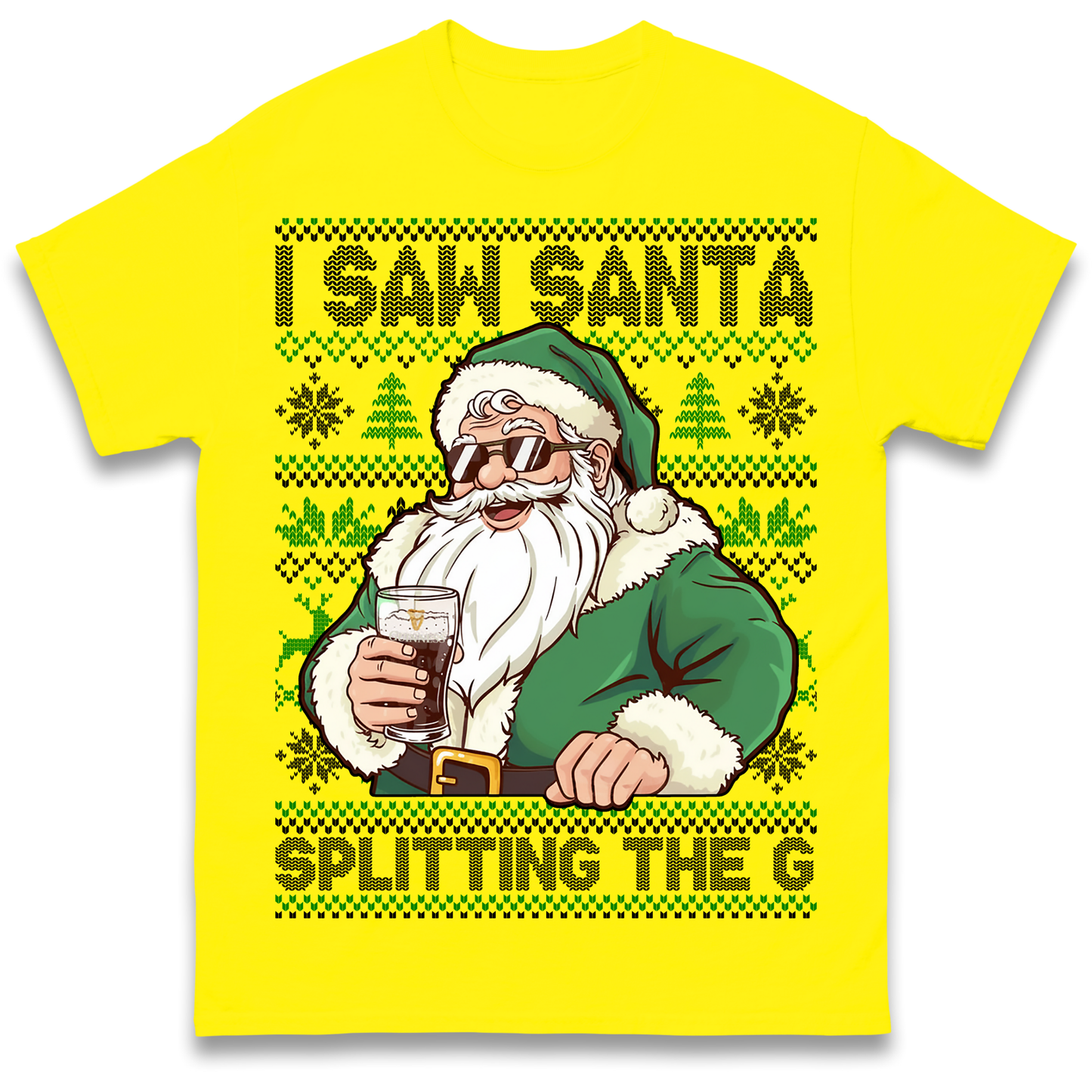 Santa Splitting The G T Shirt