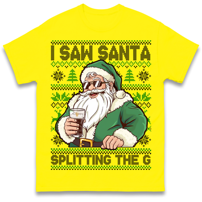 Santa Splitting The G T Shirt