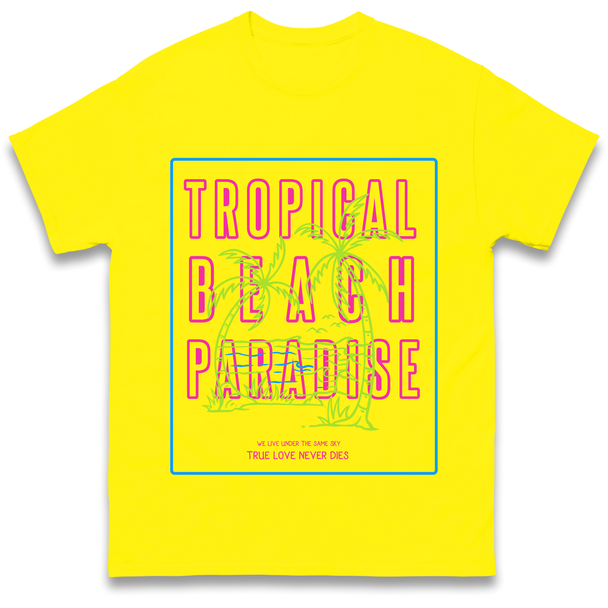 Tropical Beach Paradise T Shirt