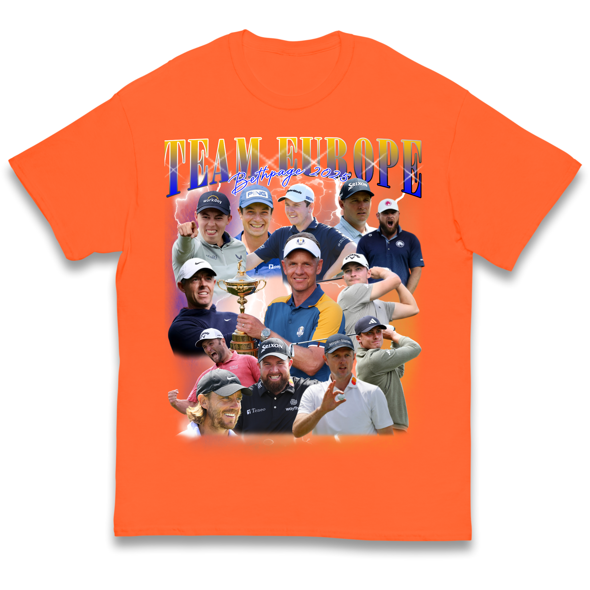 Ryder Cup 2025 Team Europe kids t shirt