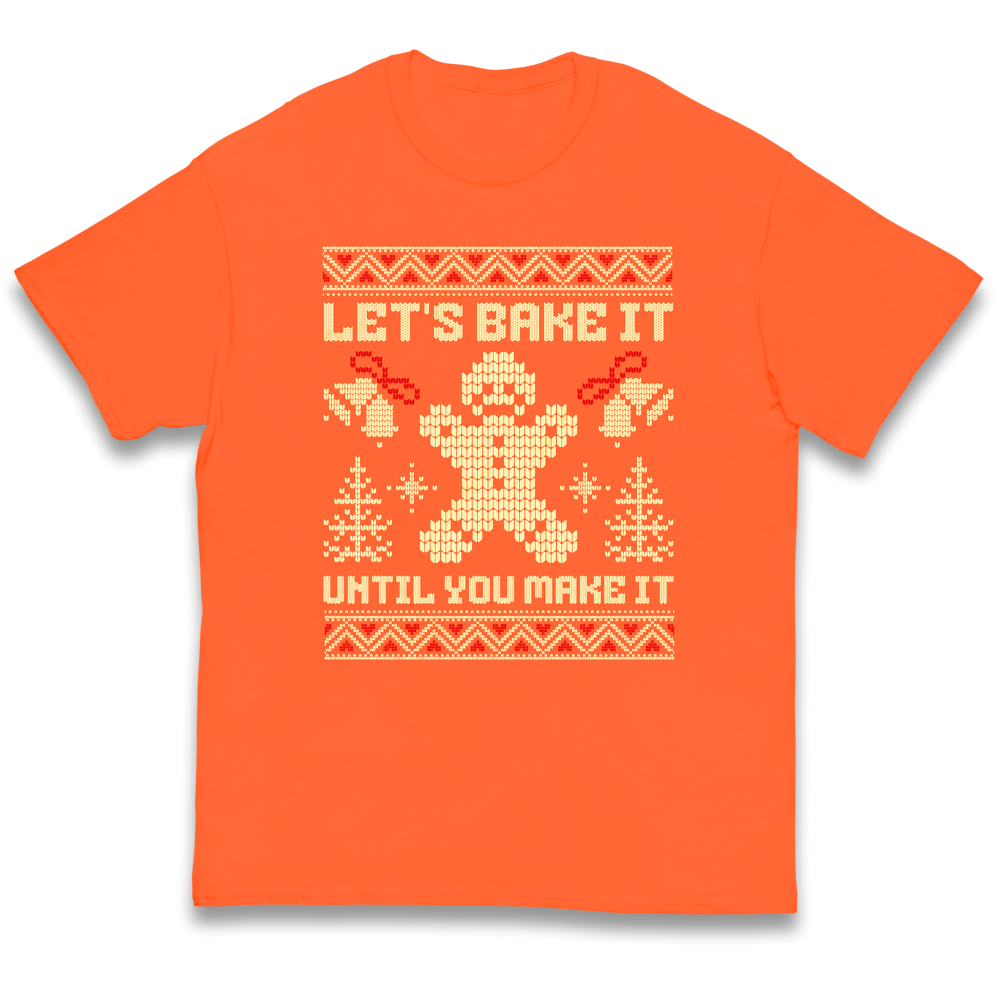 Lets Bake It Until You Make it Christmas kids t shirt