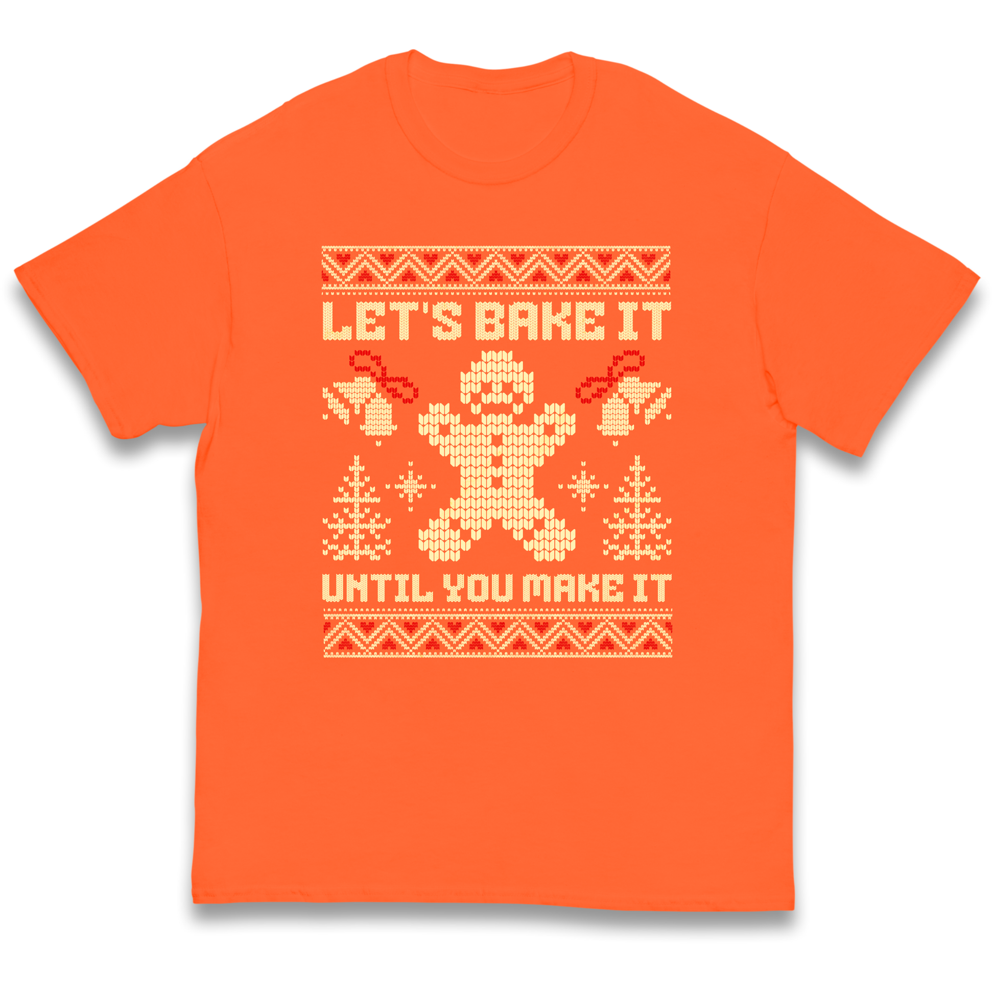 Lets Bake It Until You Make it Christmas kids t shirt