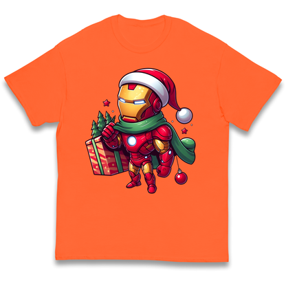 Ironman Santa kids t shirt