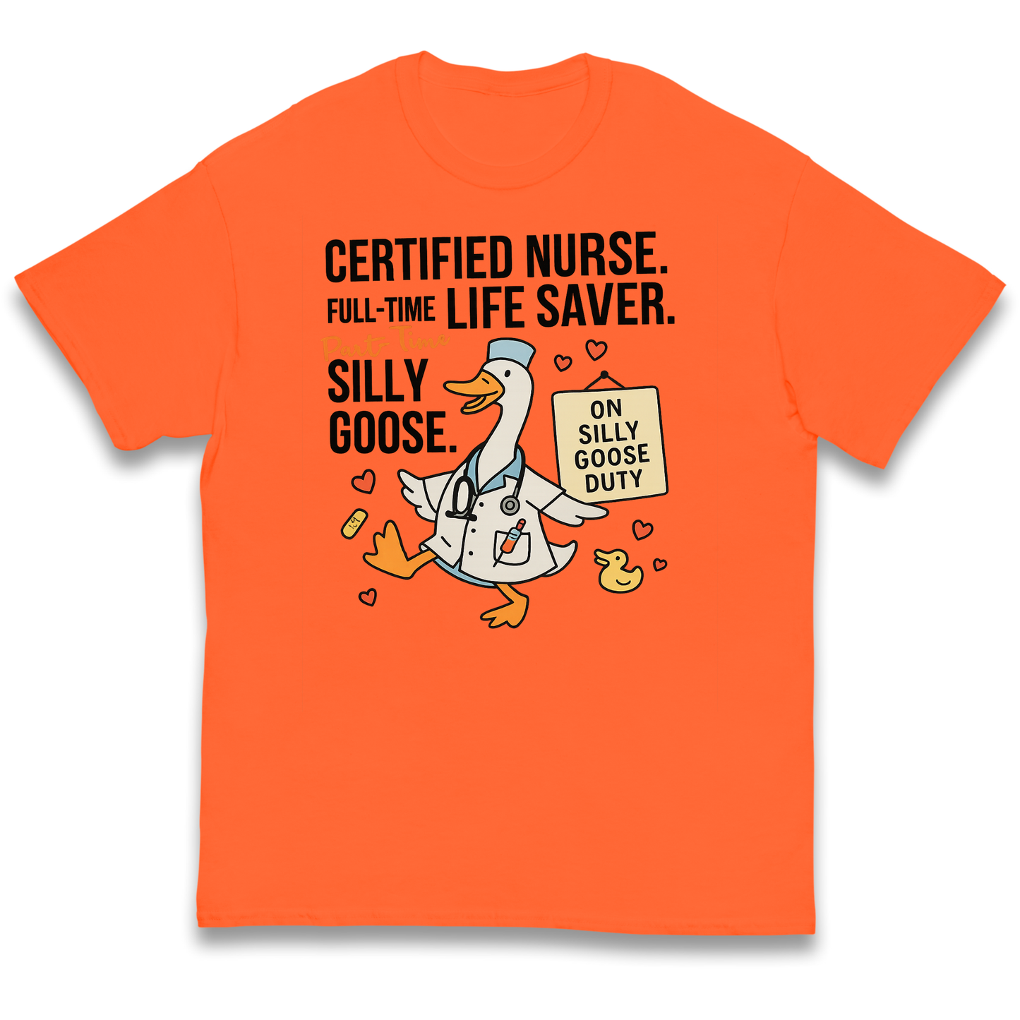 Full Time Nurse Part Time Silly Goose kids t shirt