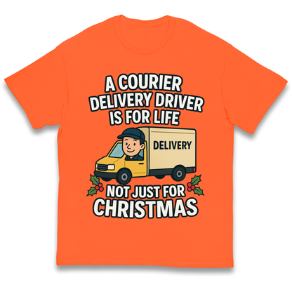 Courier Delivery Driver Christmas Kids T Shirt