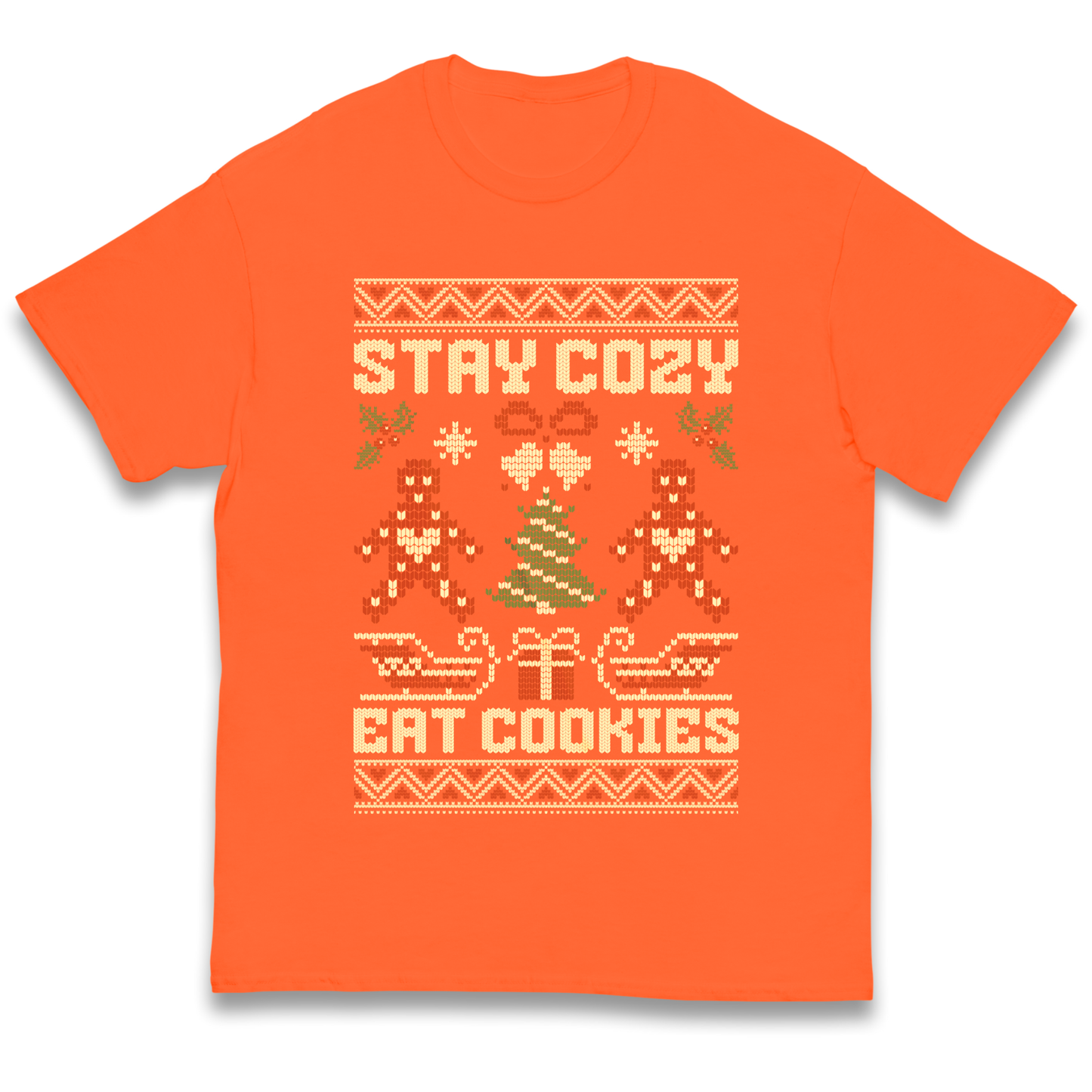 Stay Cozy Eat Cookies Christmas kids t shirt