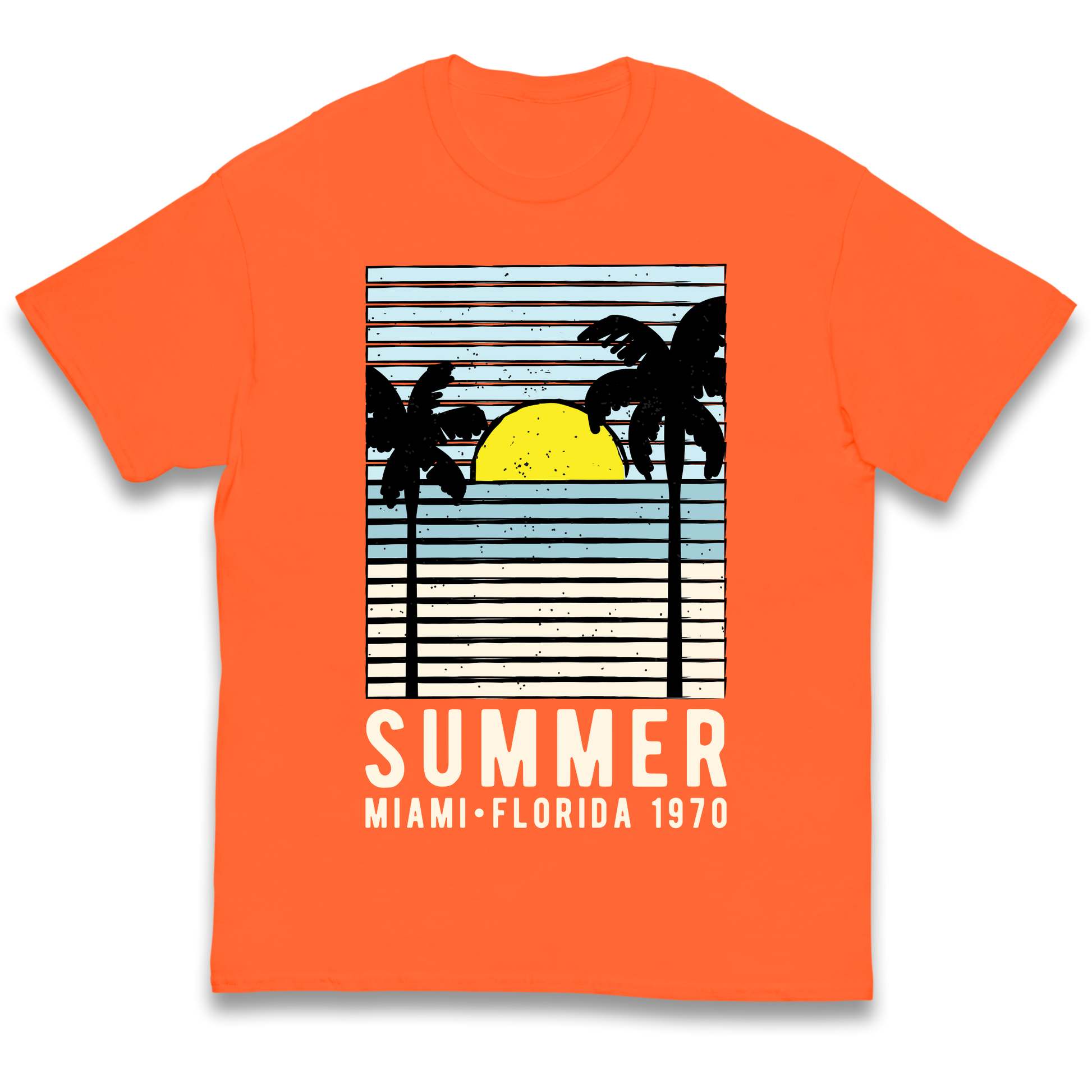 Summer Miami Florida 1970 kids t shirt