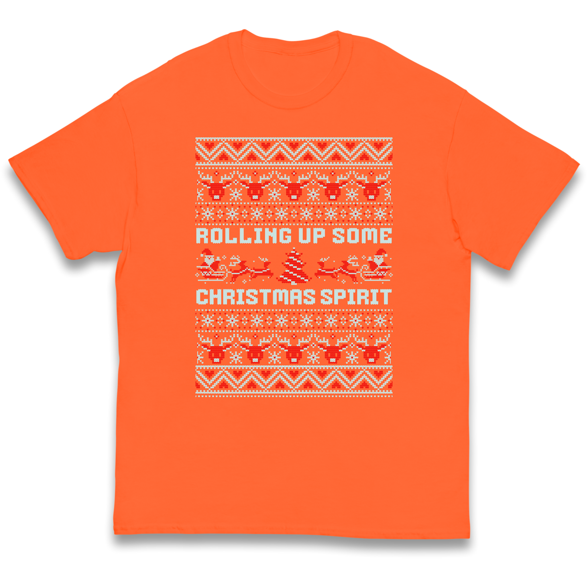 Rolling up Some Christmas Spirit kids t shirt